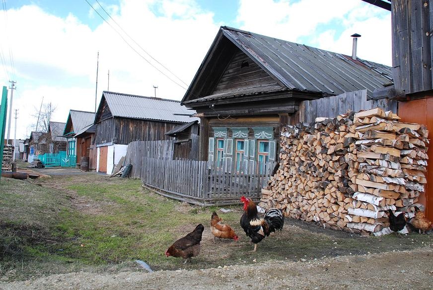 DSC_0732.JPG - We bought it! A more than 100 years old russian wooden farmer house with 1.200 qm ground at the riverside.